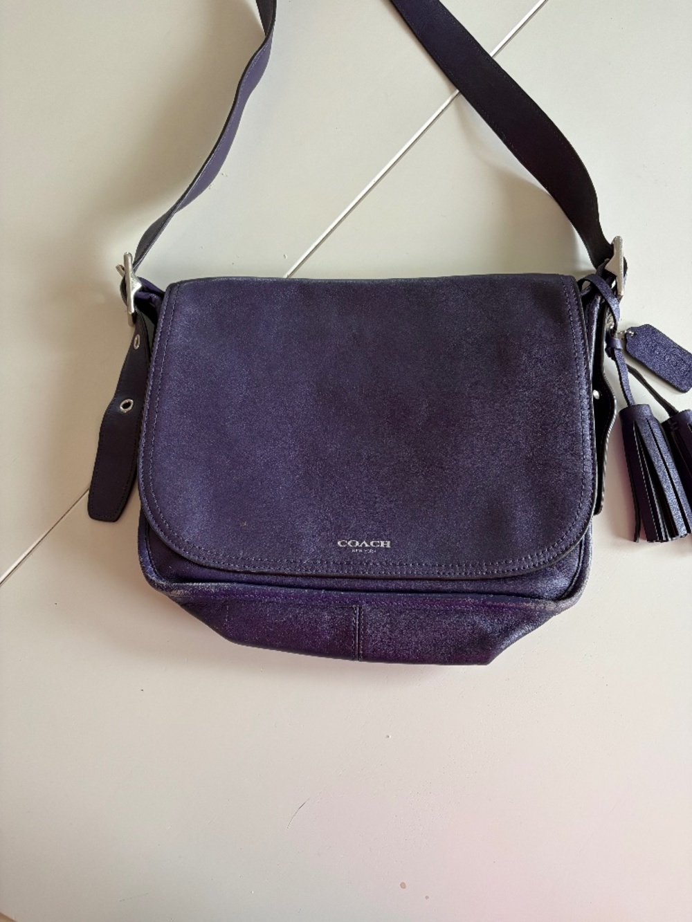 Coach Legacy Patricia bag in purple